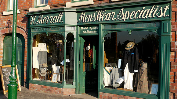 Oldbury Buildings Shops, at the Black Country Living Museum, Dud