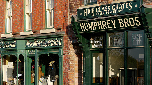 Oldbury Buildings Shops, at the Black Country Living Museum, Dud