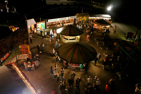 The Fairground at night, at the Black Country Living Museum, Dud