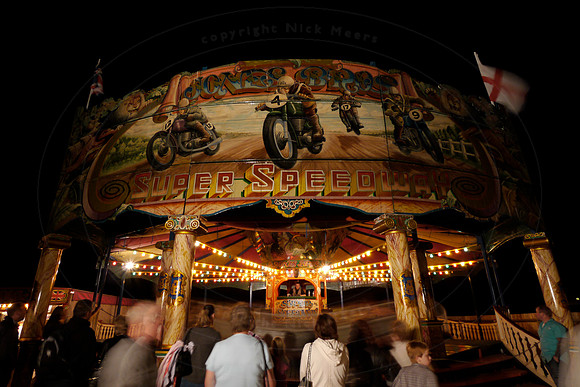 The Fairground at night, at the Black Country Living Museum, Dud