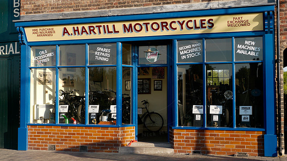 Oldbury Buildings Shops, at the Black Country Living Museum, Dud