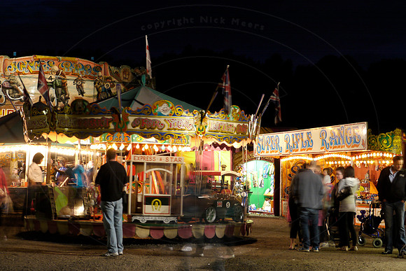 The Fairground at night, at the Black Country Living Museum, Dud