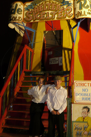 The Fairground at night, at the Black Country Living Museum, Dud