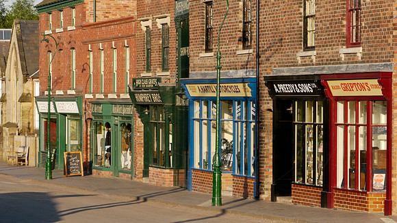 Oldbury Buildings Shops, at the Black Country Living Museum, Dud