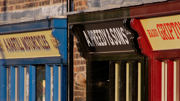 Oldbury Buildings Shops, at the Black Country Living Museum, Dud