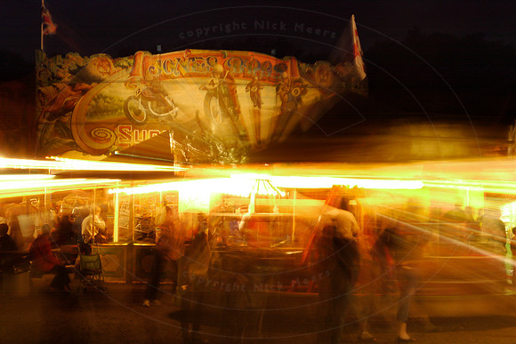 The Fairground at night, at the Black Country Living Museum, Dud