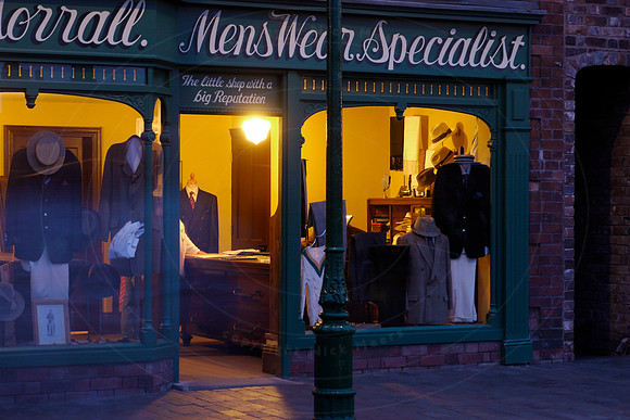 Oldbury Buildings Shops, at the Black Country Living Museum, Dud